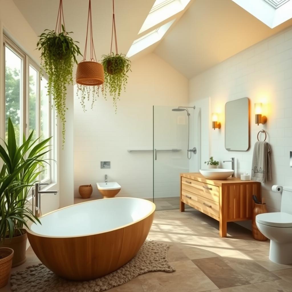 eco friendly bathroom decor ideas