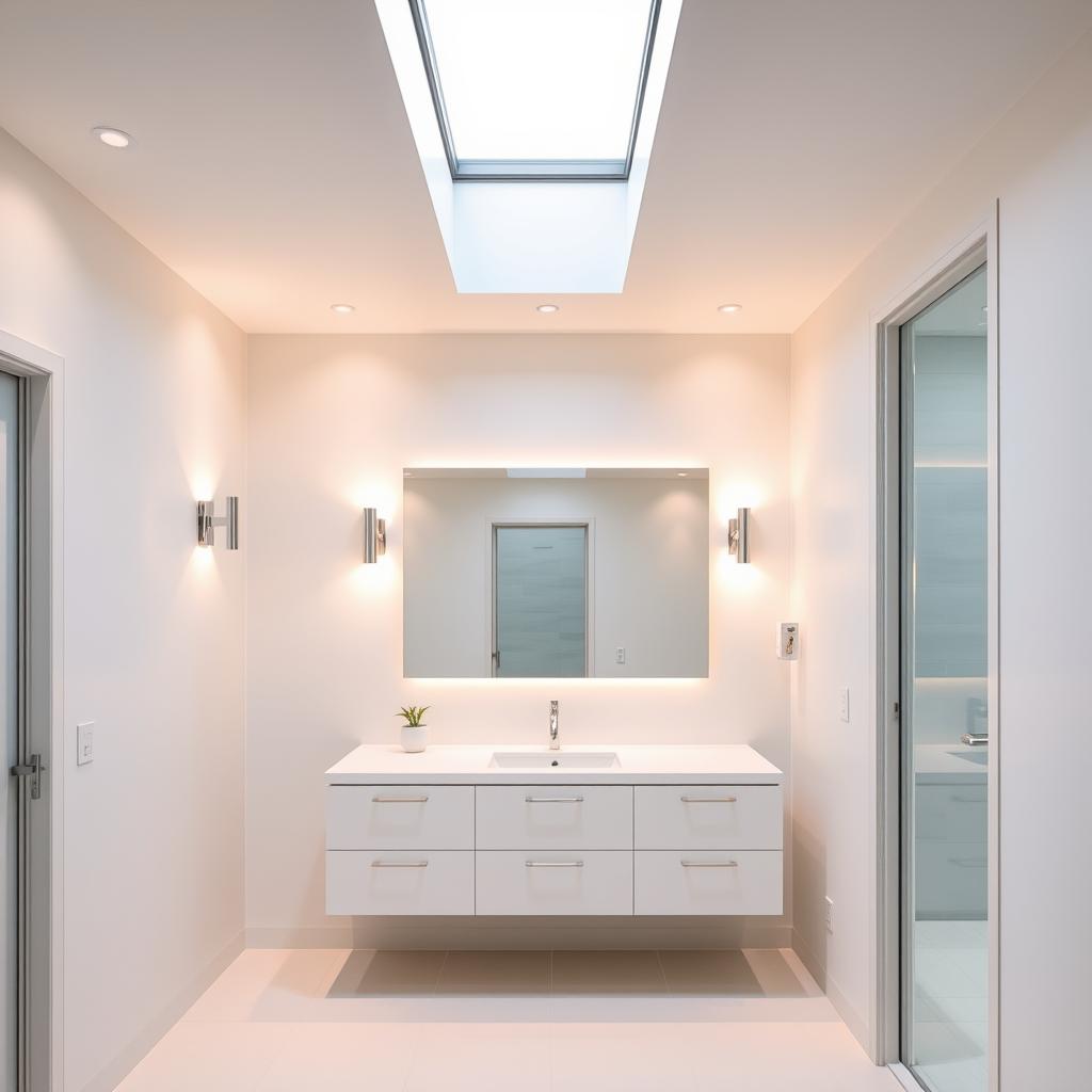 energy efficient bathroom lighting