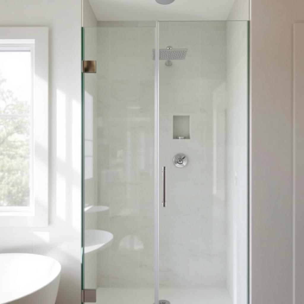 frameless shower door installation