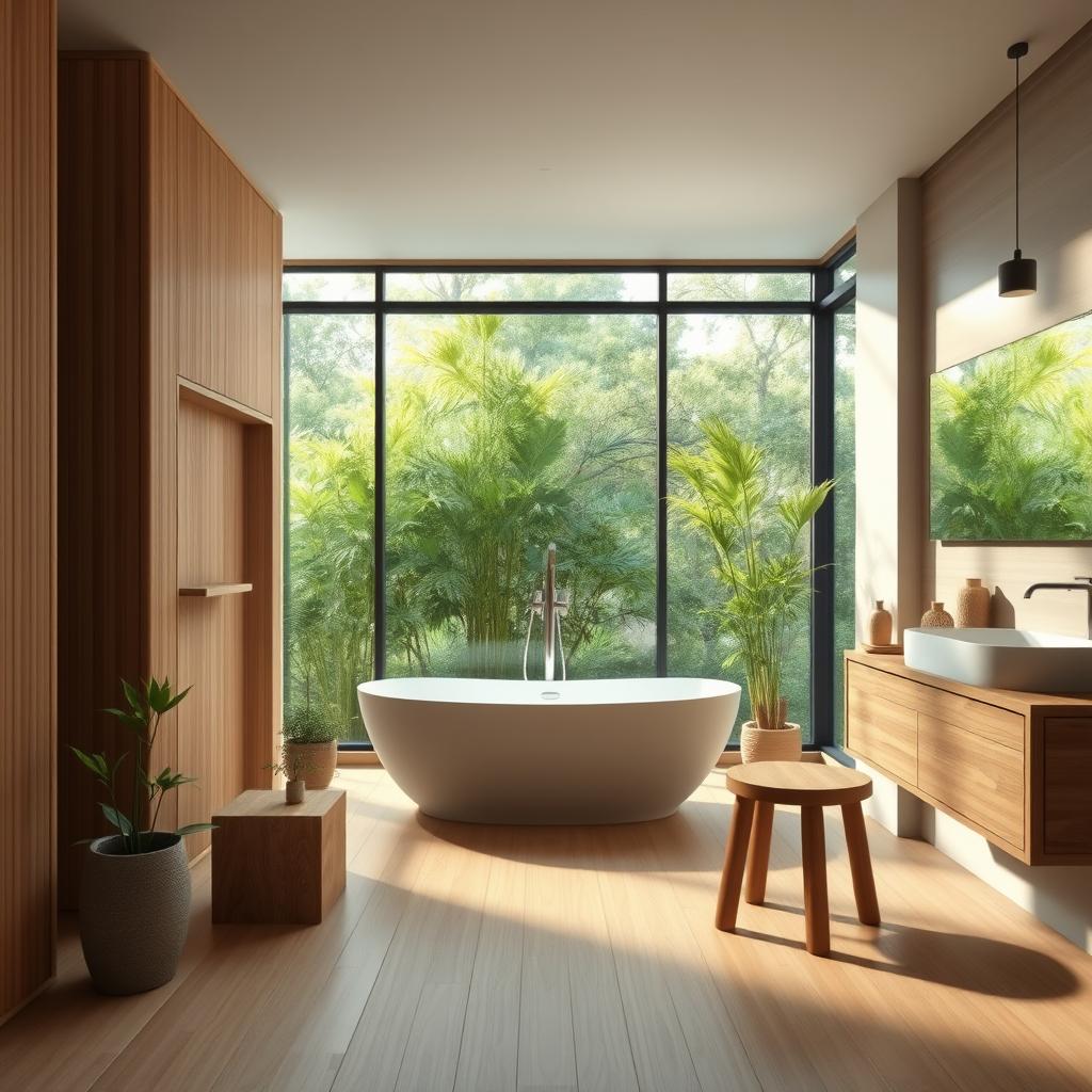 using bamboo in bathroom design