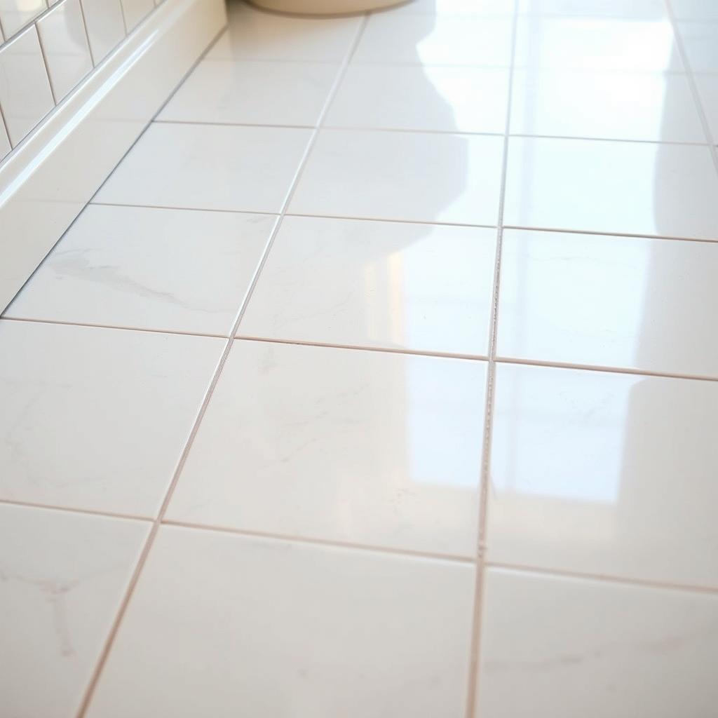 Porcelain tiles, a classic and elegant flooring option, shimmering under warm, diffused lighting. Smooth, glossy surfaces in a pristine white hue, with subtle variations and textures that catch the eye. The tiles are arranged in a clean, orderly pattern, creating a timeless and sophisticated atmosphere. Captured from a low angle, the image showcases the tiles' durability and easy-to-clean properties, perfect for a half-bathroom setting. The overall scene exudes a sense of tranquility and timelessness, reflecting the enduring appeal of ceramic and porcelain tiles as a top flooring choice. Porcelain tiles, a classic and elegant flooring option, shimmering under warm, diffused lighting. Smooth, glossy surfaces in a pristine white hue, with subtle variations and textures that catch the eye. The tiles are arranged in a clean, orderly pattern, creating a timeless and sophisticated atmosphere. Captured from a low angle, the image showcases the tiles' durability and easy-to-clean properties, perfect for a half-bathroom setting. The overall scene exudes a sense of tranquility and timelessness, reflecting the enduring appeal of ceramic and porcelain tiles as a top flooring choice.
