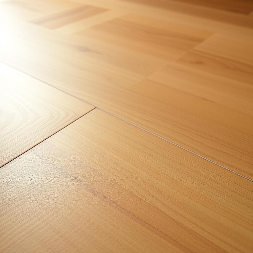A well-lit, high-resolution image of a hardwood-look flooring material, showcasing a close-up view of the surface texture and grain pattern. The flooring should have a warm, natural tone and a matte finish, lending an inviting and rustic aesthetic. The lighting should be soft and diffused, creating subtle shadows and highlights that accentuate the depth and character of the material. The angle should be slightly angled to provide a dynamic and visually interesting perspective, while maintaining a clear, detailed view of the flooring. The background should be clean and uncluttered, allowing the flooring to be the focal point of the image. A well-lit, high-resolution image of a hardwood-look flooring material, showcasing a close-up view of the surface texture and grain pattern. The flooring should have a warm, natural tone and a matte finish, lending an inviting and rustic aesthetic. The lighting should be soft and diffused, creating subtle shadows and highlights that accentuate the depth and character of the material. The angle should be slightly angled to provide a dynamic and visually interesting perspective, while maintaining a clear, detailed view of the flooring. The background should be clean and uncluttered, allowing the flooring to be the focal point of the image.