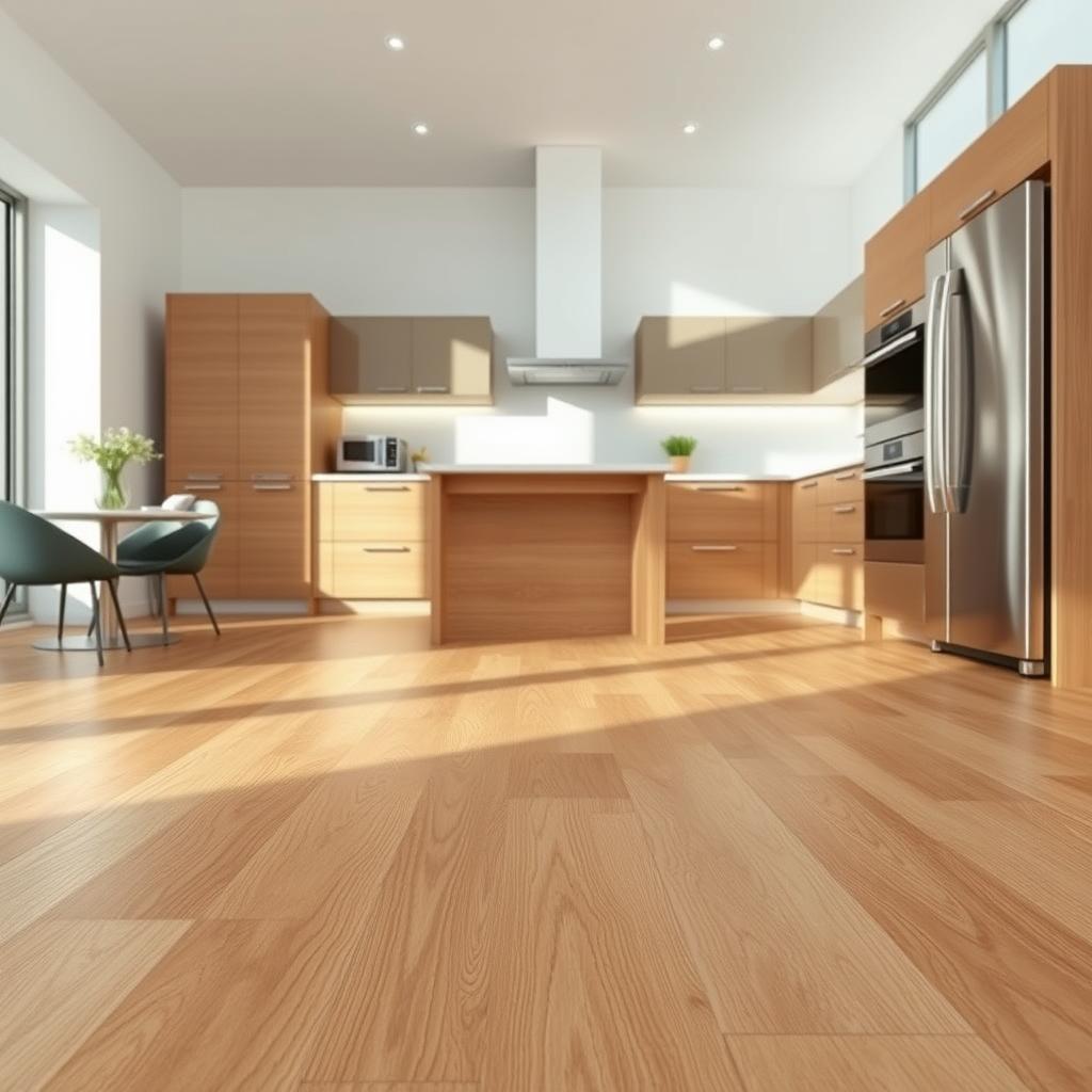 waterproof vinyl plank kitchen